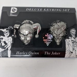 Joker and Harley Quinn NYCC keyring set